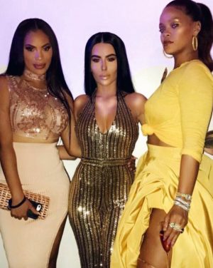 Amrezy and Msrosposh hang out with Rihanna at Fenty Beauty Launch