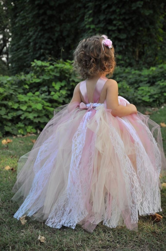 Flower girl stunning couture dress