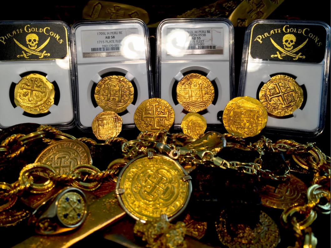 pirates gold coins
