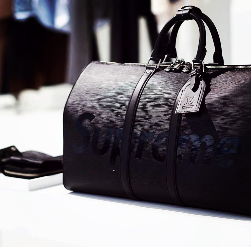 Supreme Supreme x Louis Vuitton Keepall Epi 55 Black in 2023