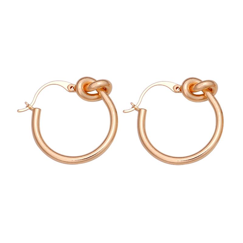 CECIL Knot Hoop Earrings | Slaylebrity