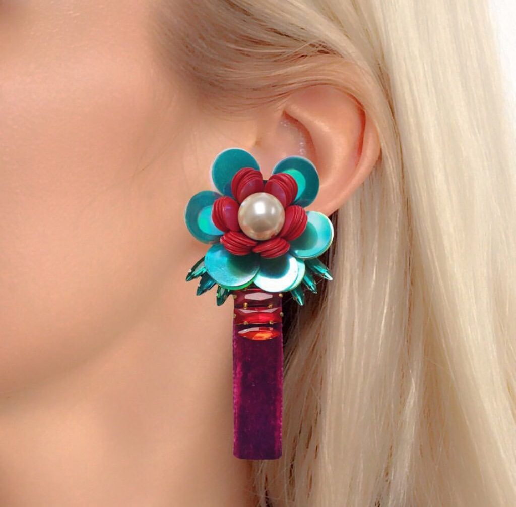 Bloom luxury earrings