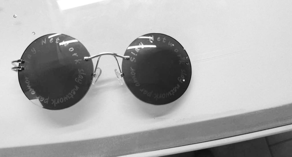 Handmade luxury I love slay Network sunglasses
