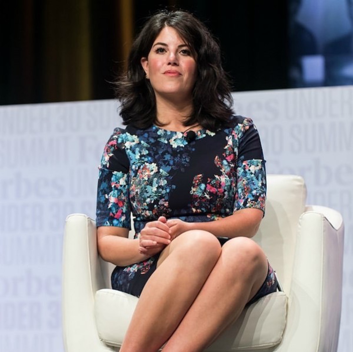 Monica Lewinsky abruptly huffs off stage over Clinton question - Monica Lew...