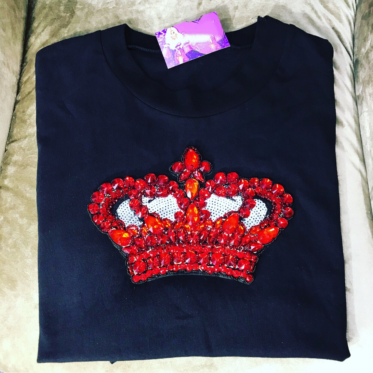 Velvet crown t-shirt