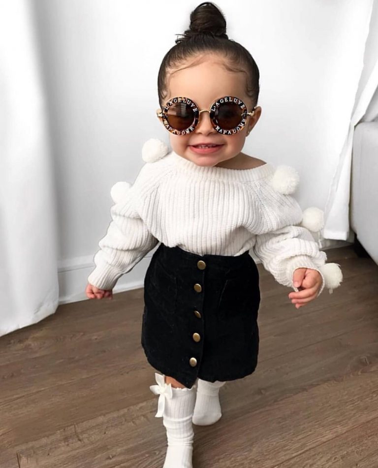 Luxury chic kids fashion look - Slaylebrity