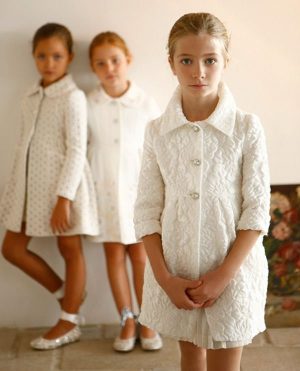 Ultra chic kids couture all white look - Slaylebrity