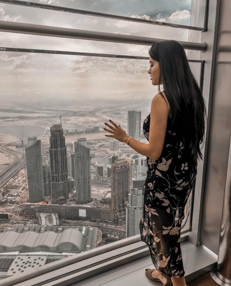 Views from the Burj Khalifa - Slaylebrity