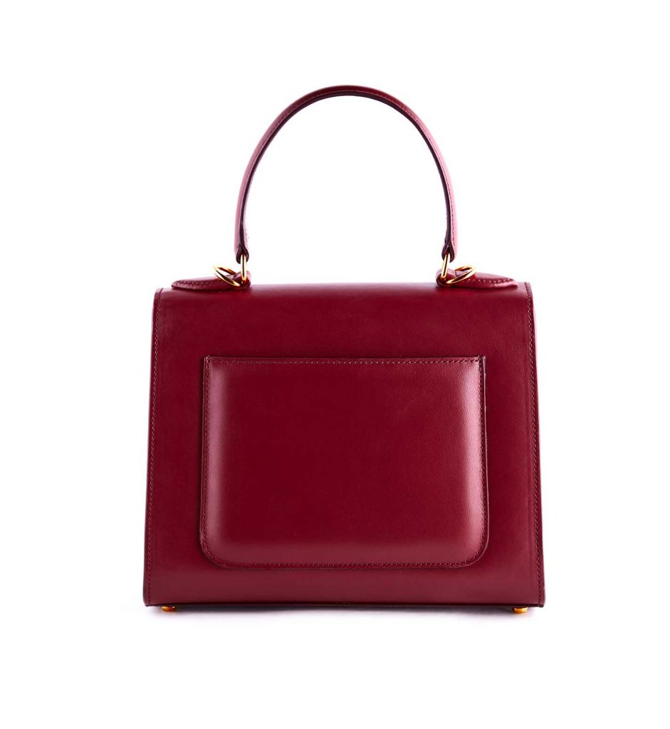 Stunning red leather bag - Slaylebrity