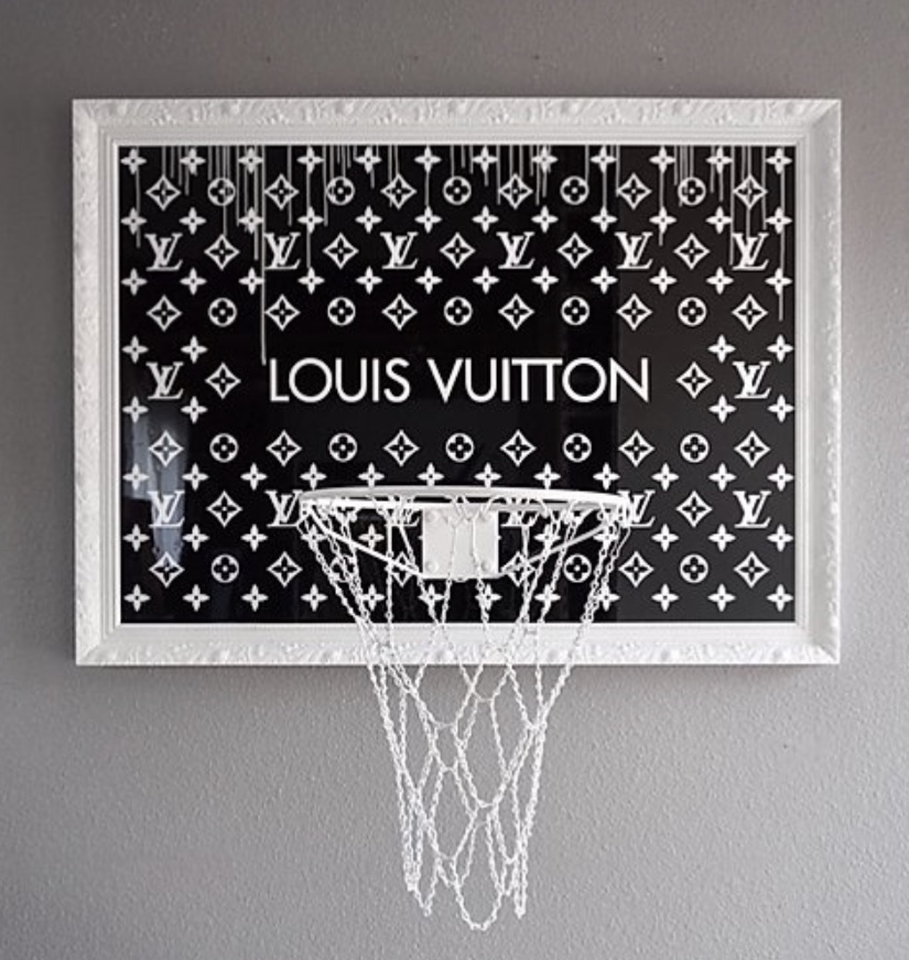 Panier Louis Vuitton White Pop Art - Slaylebrity