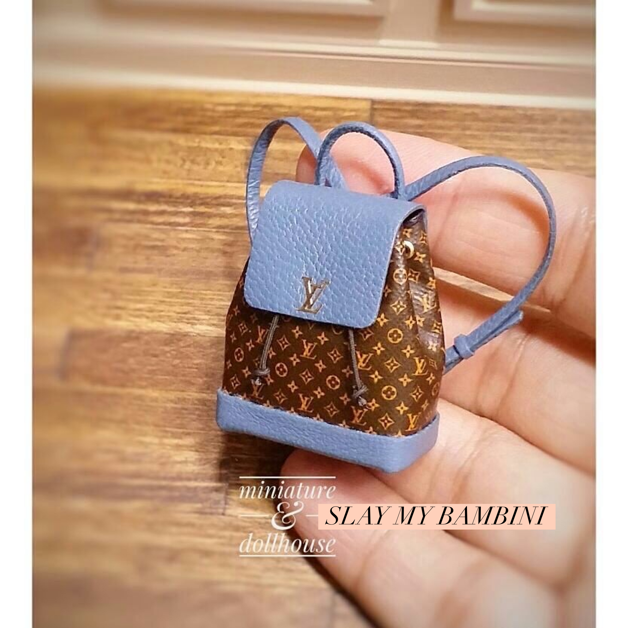 Exclusive miniature LV style doll bag - Slaylebrity