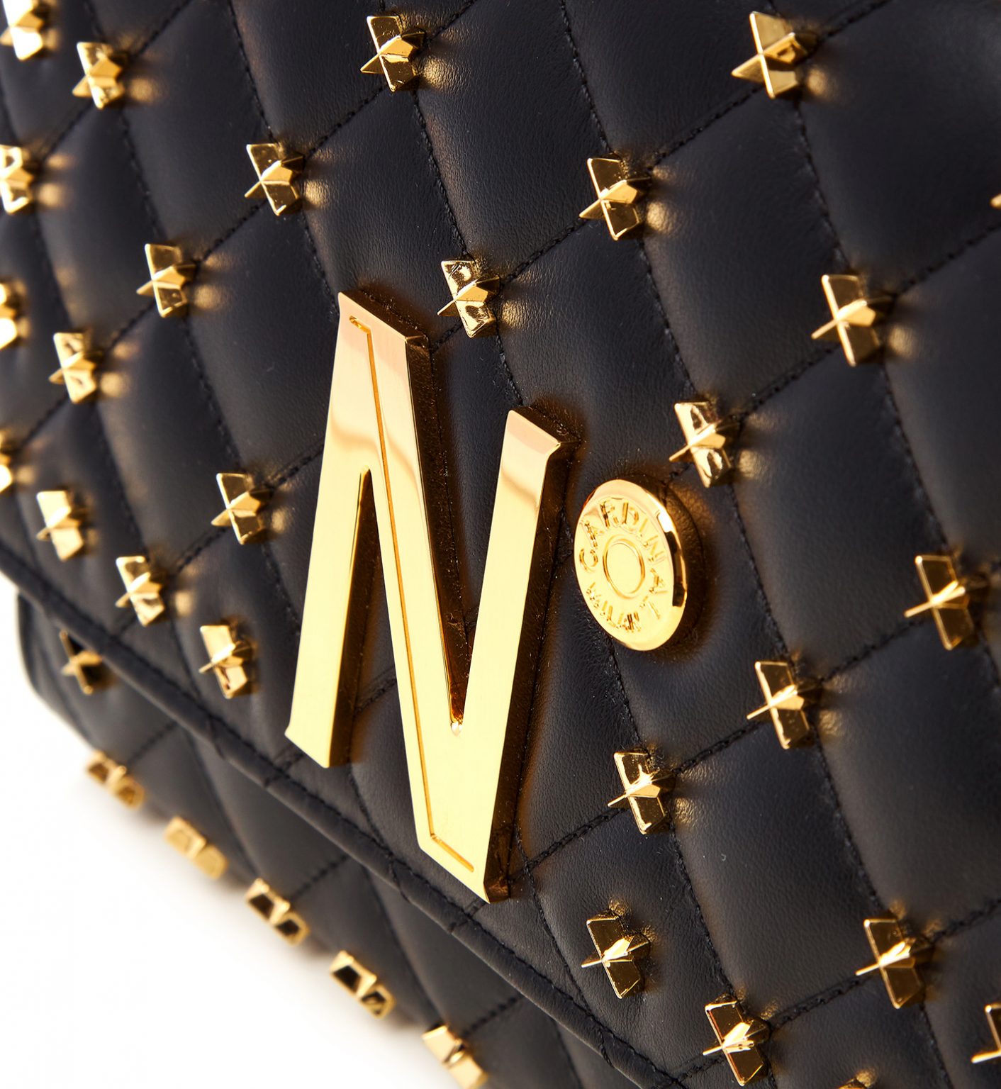 Studded top handle luxury handmade bag - Slaylebrity