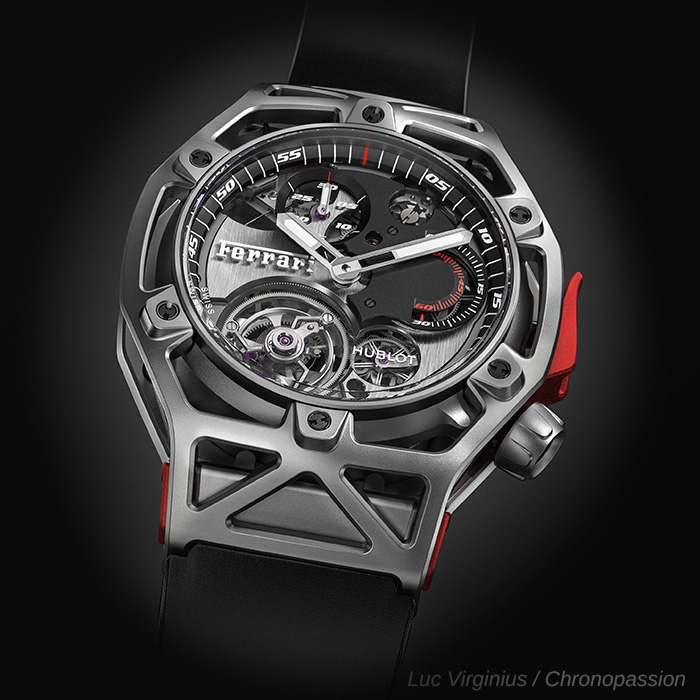 HUBLOT TECHFRAME FERRARI TITANIUM 408.NI.0123.RX WATCH - Slaylebrity