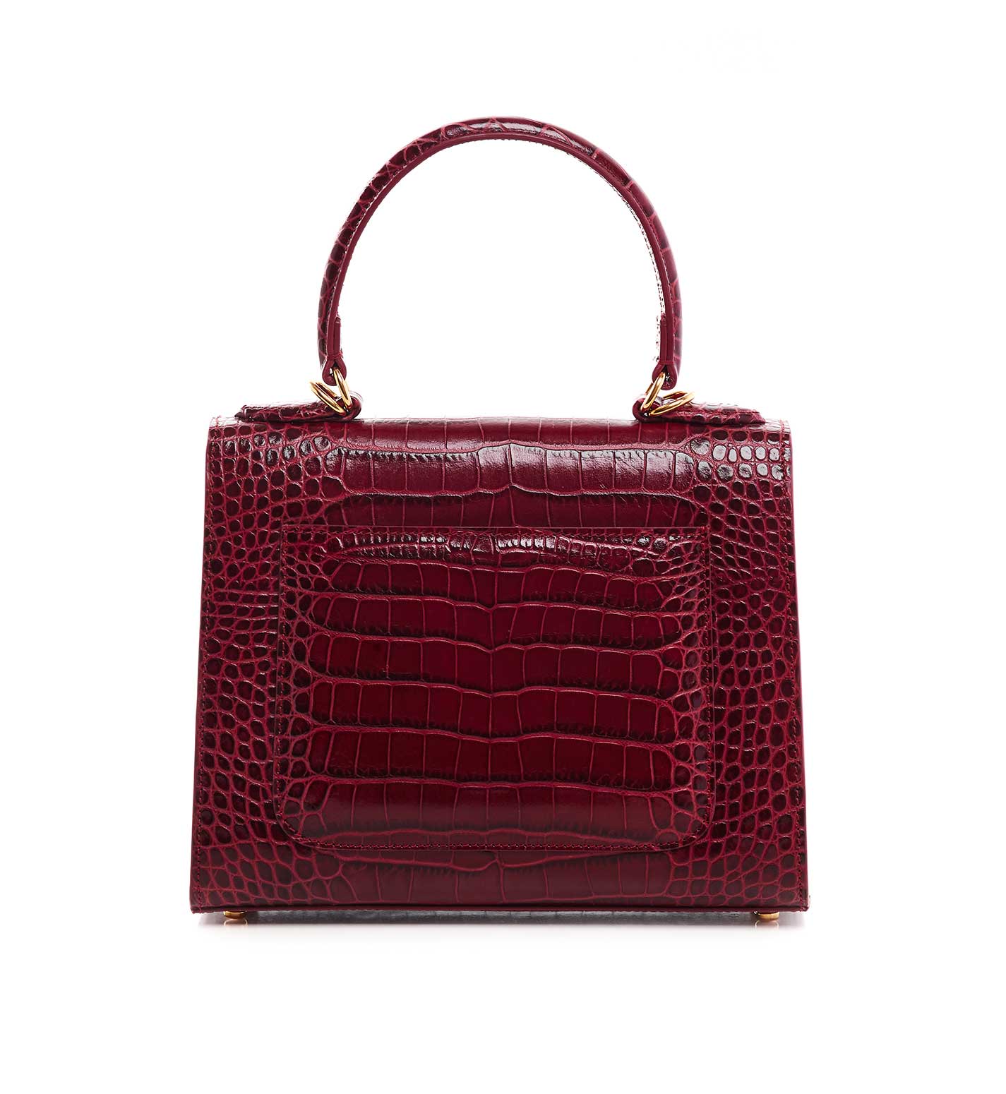 Crocodile effect Burgundy Luxury bag - Slaylebrity