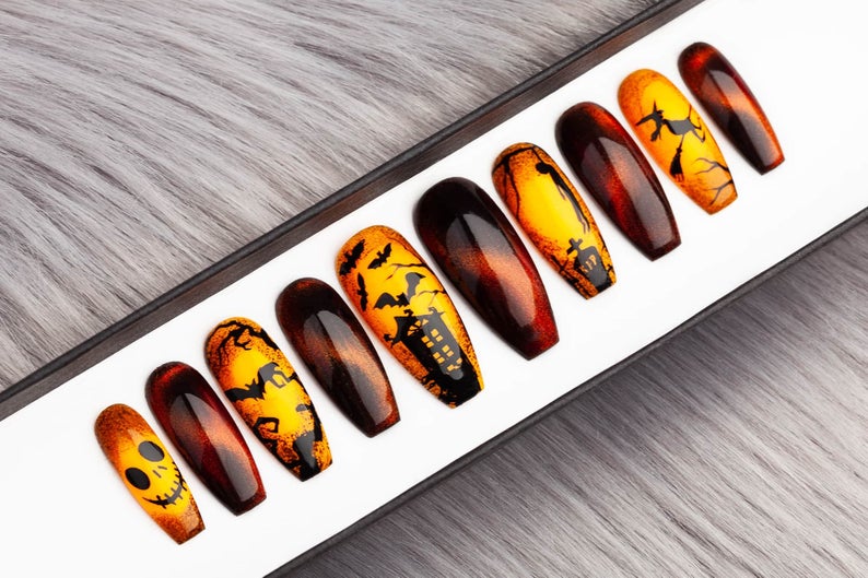 Halloween Town Witches Press on Nails - Slaylebrity