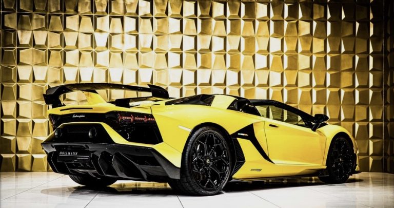 Yellow Lamborghini Aventador SVJ Roadster FOR SALE - Slaylebrity