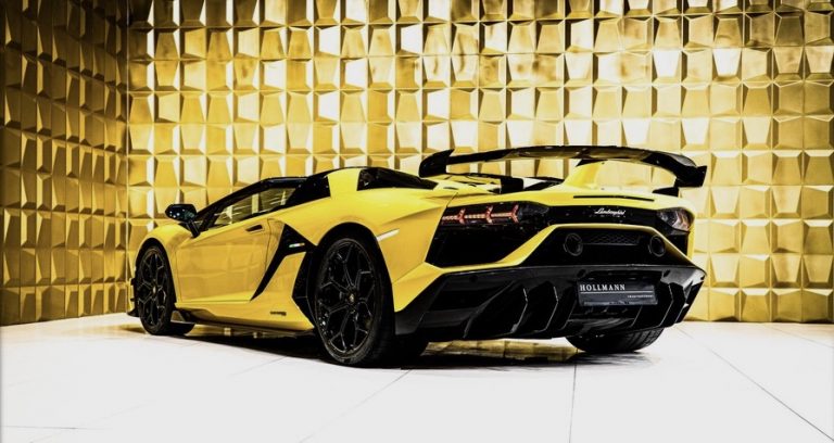 Yellow Lamborghini Aventador SVJ Roadster FOR SALE - Slaylebrity