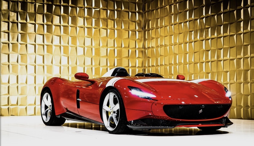 Red Ferrari MONZA SP1 FOR SALE - Slaylebrity