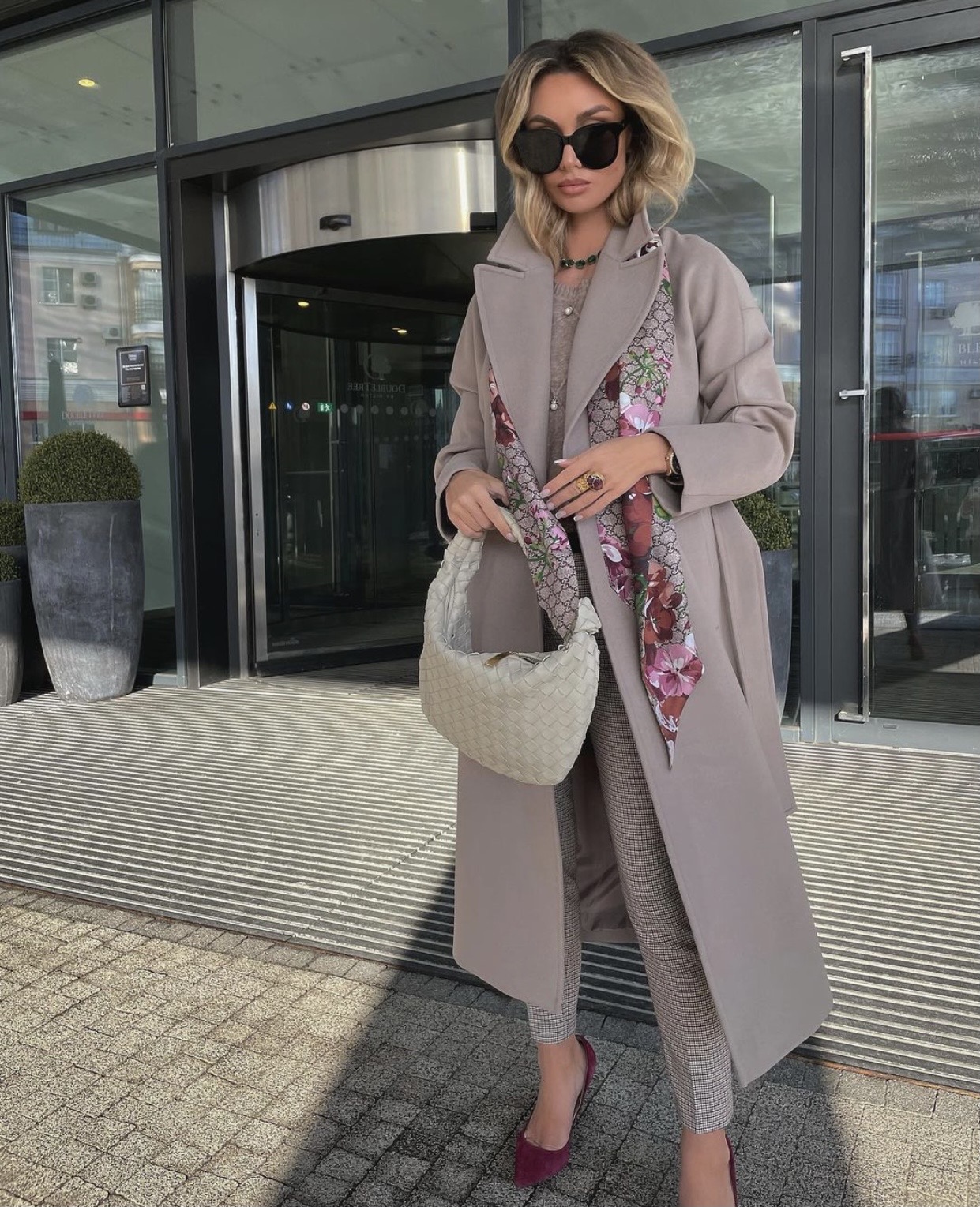 Victoria fox in a casual chic neutral outfit - Slaylebrity