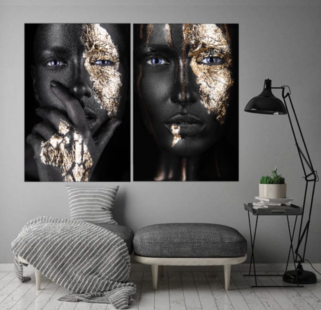 Luxury most beautiful paired art print - Slaylebrity