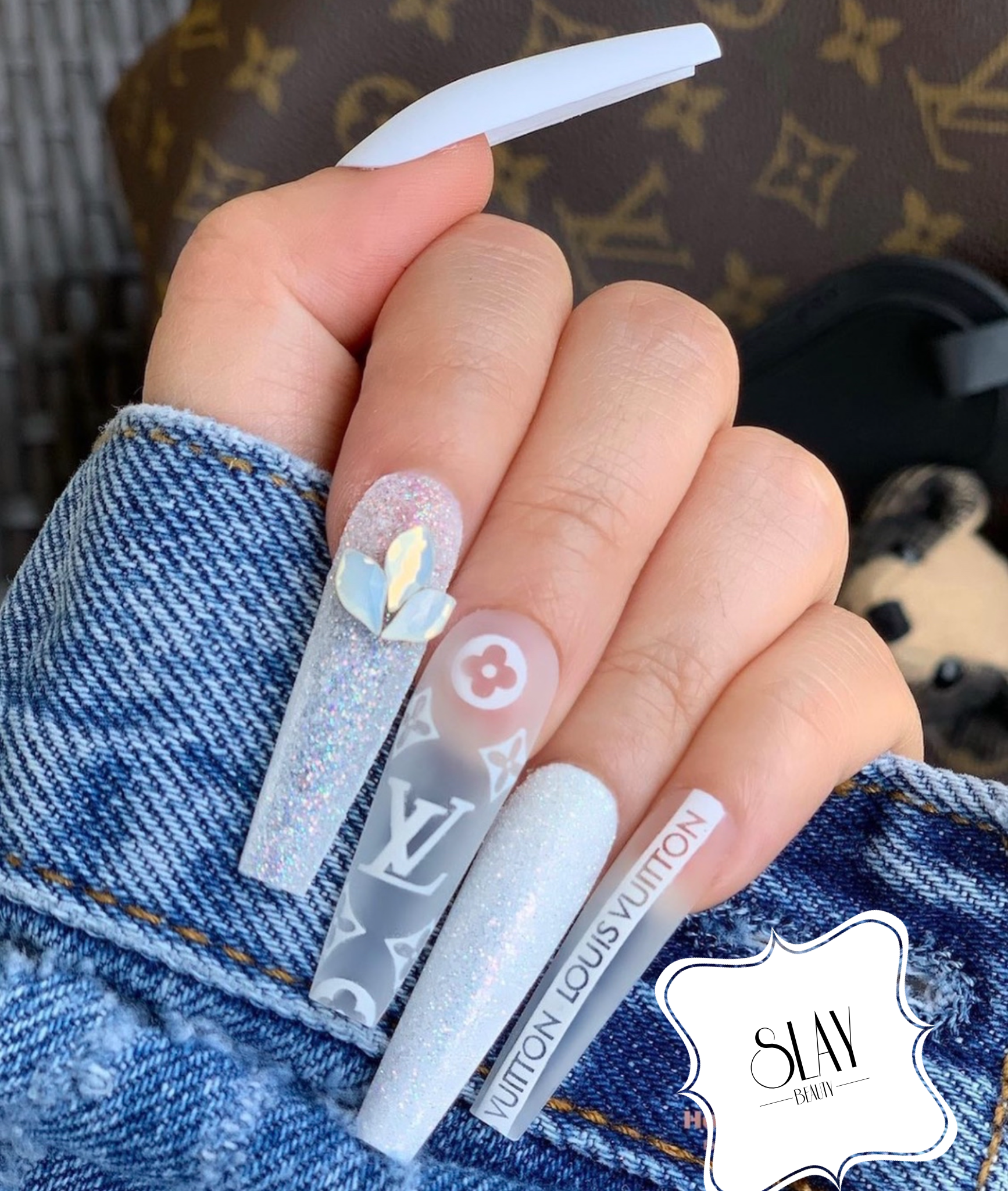 Louis Vuitton nails  clean and  Rhinisa Beauty Spa   Facebook