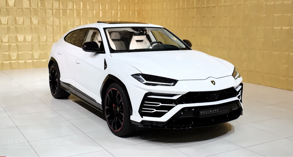 Customised white lamborghini Urus FOR SALE - Slaylebrity