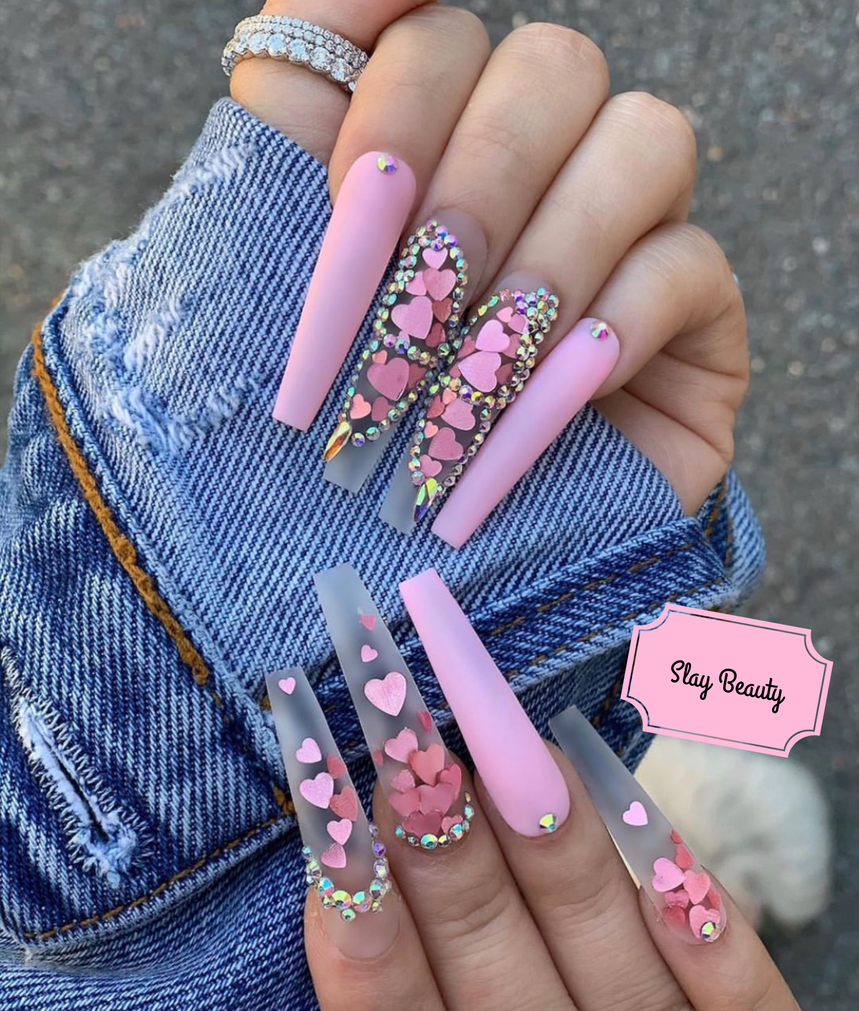 Buy Princess By Renee Stick On Nails Unicorn Nails 30gm 24's Online at Best  Price - Nail Care