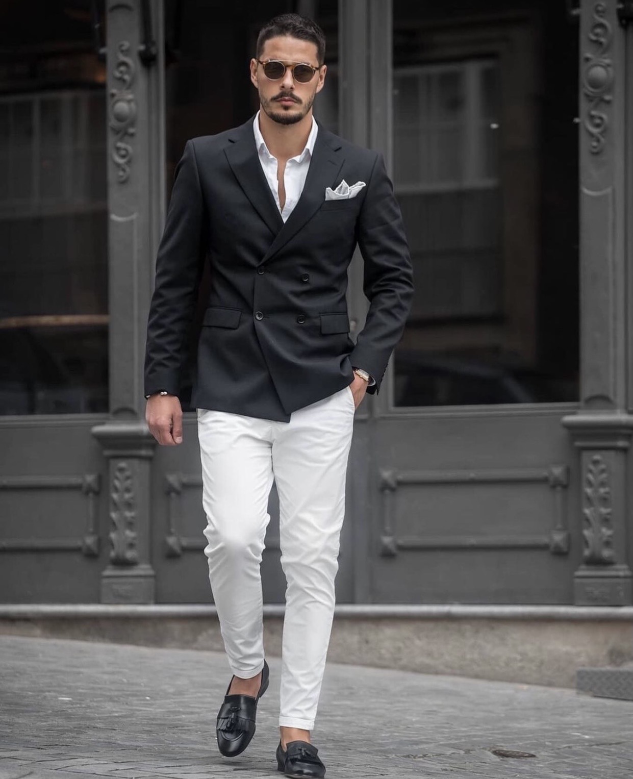 Classy mismatched Men’s fashion suit - Slaylebrity