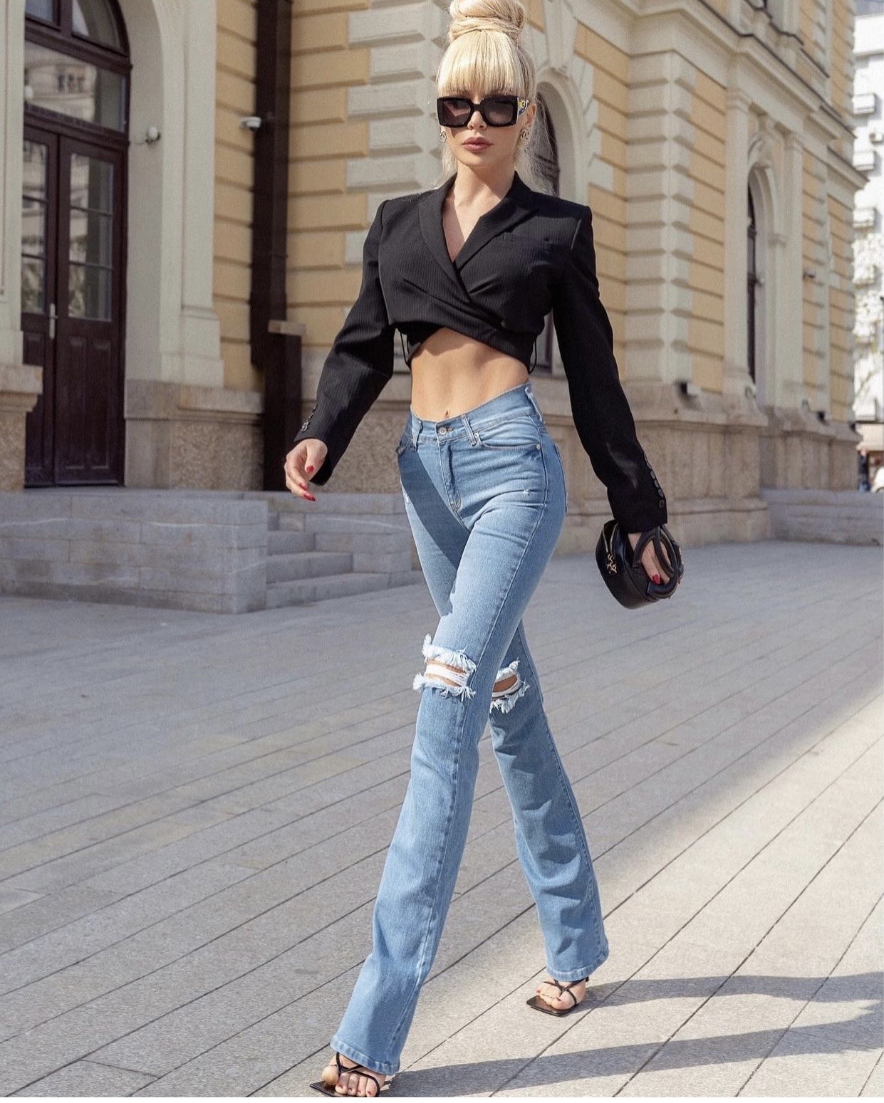 Valentina Safronova in a hot casual chic look - Slaylebrity