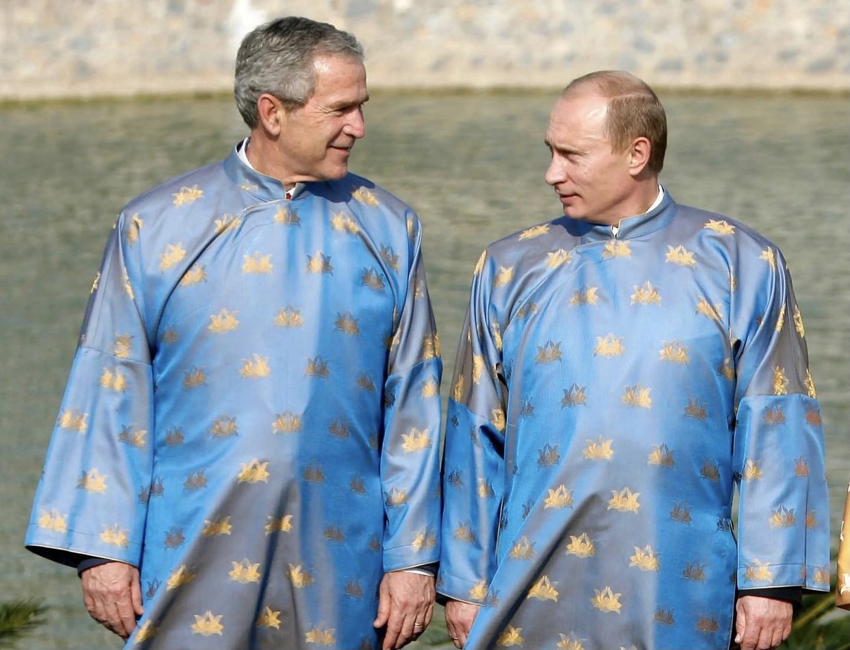 Путин и Буш младший 2001