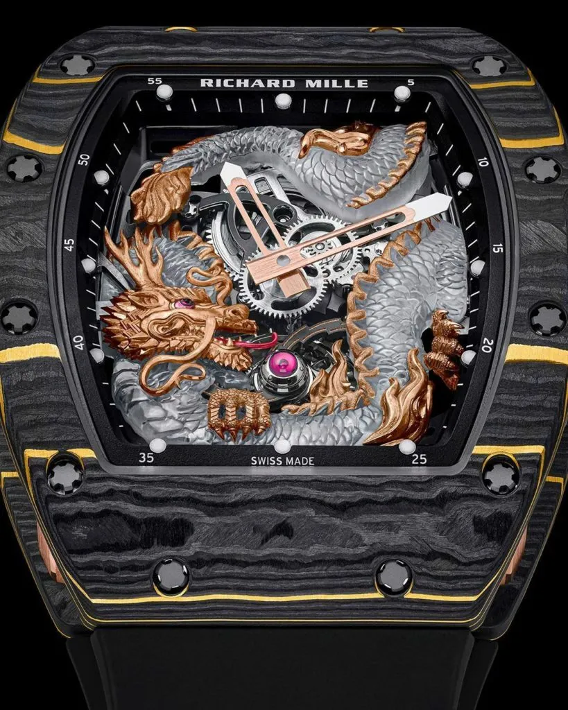 Richard Mille RM 57-03 Dragon Sapphire NTPT Tourbillon Watch - Slaylebrity