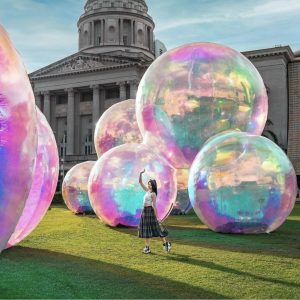 This bubble art installation in Singapore is so wanderlust