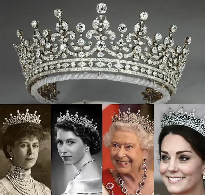 Bejewelled royal crown