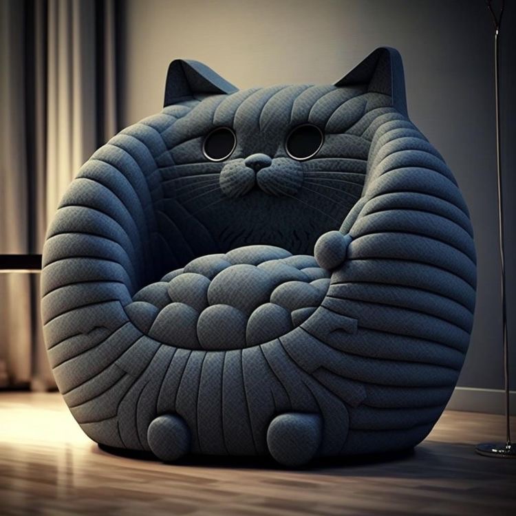 The Most Adorable Luxe Cat Chair Ever Slaylebrity   46F69752 11E5 4099 9586 A5B510F33244 