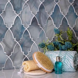 Premium sea glass mosaic tile