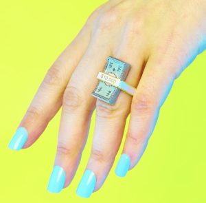 Take your billionaire life to the next level with this bling money lover ring