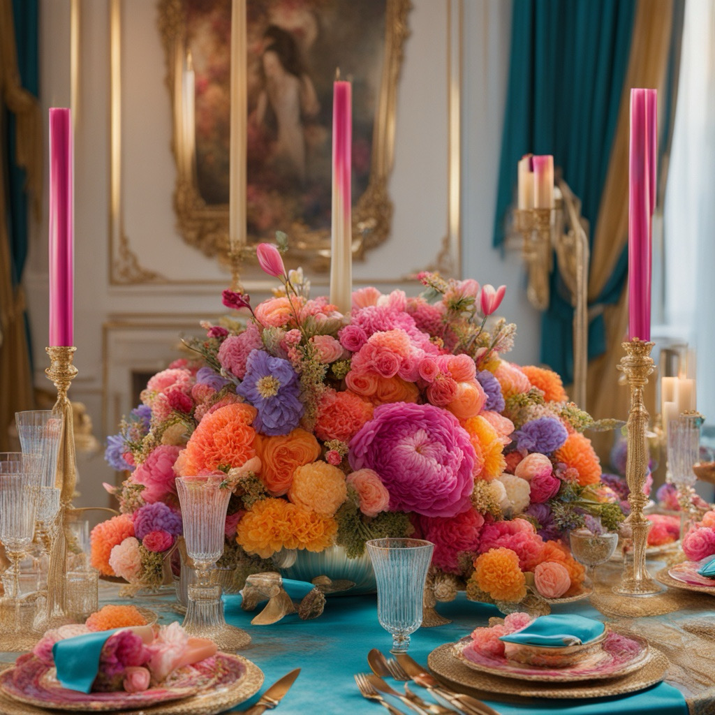 How to create a spring and summer centre piece like a billionaire wife