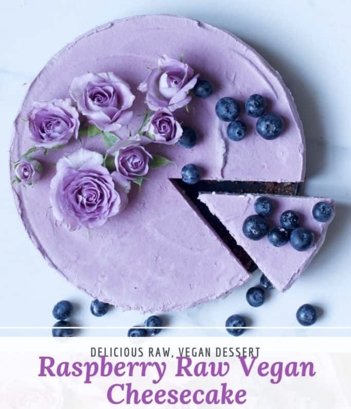 You will absolutely adore this raspberry raw vegan cheesecake
