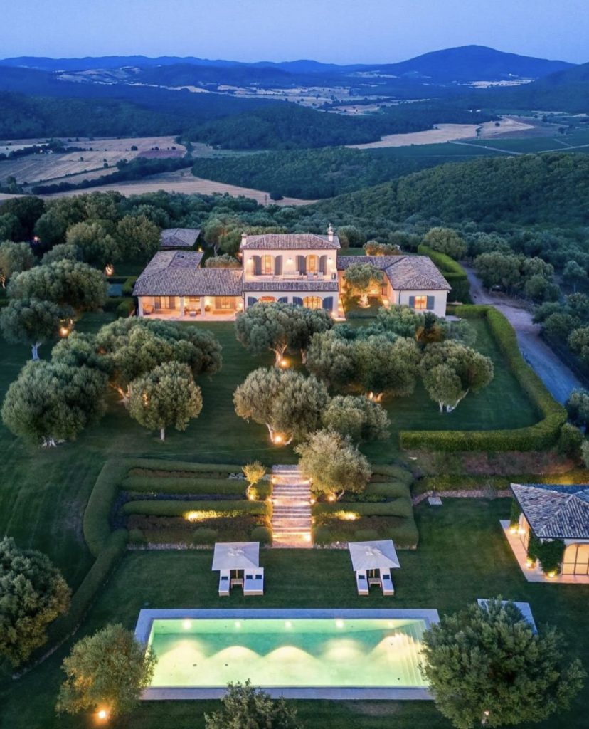 Super luxury villa Tuscany Italy FOR RENT