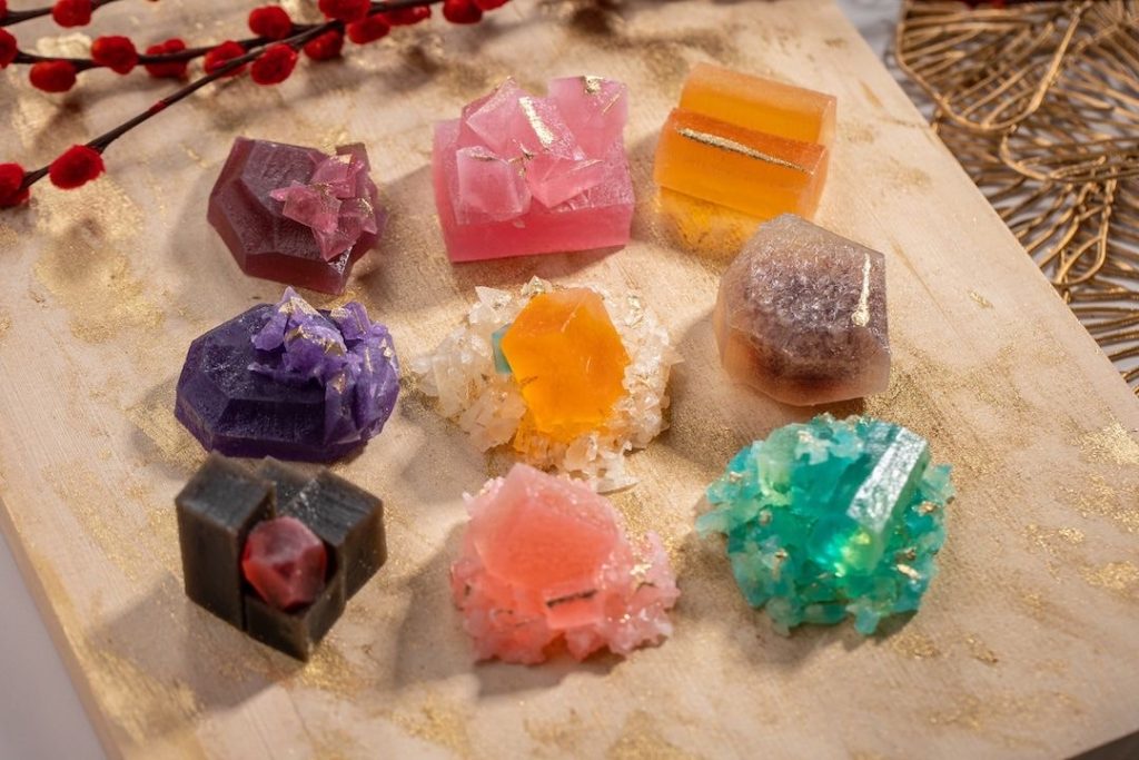 ASMR luxury bling crystal candy