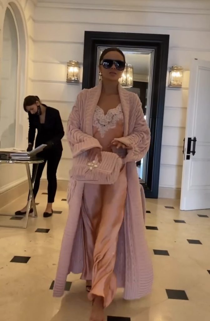 Silk  billionaire wife aesthetic  rose gold jet set babe fashion look