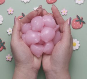 Super cute squishy berry jelly soap