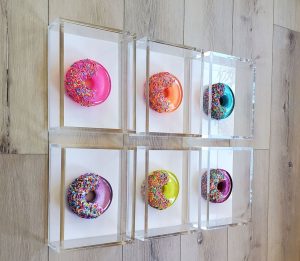Luxe donut wall art