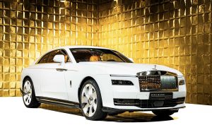 Rolls-Royce Spectre arctic white mandarin interior FOR SALE